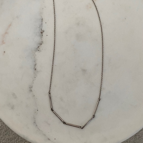 Mejuri Sterling Silver Balance Choker - Picture 3 of 5